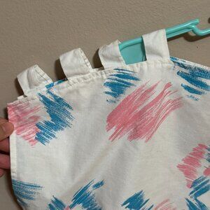 1980s Rustler White, Pink, Blue Women's Shirts | 100% Cotton | Women’s Large